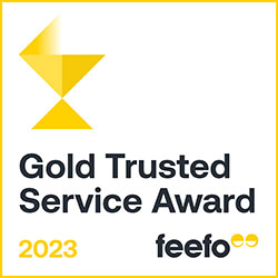 Feefo Gold Trusted Service Award