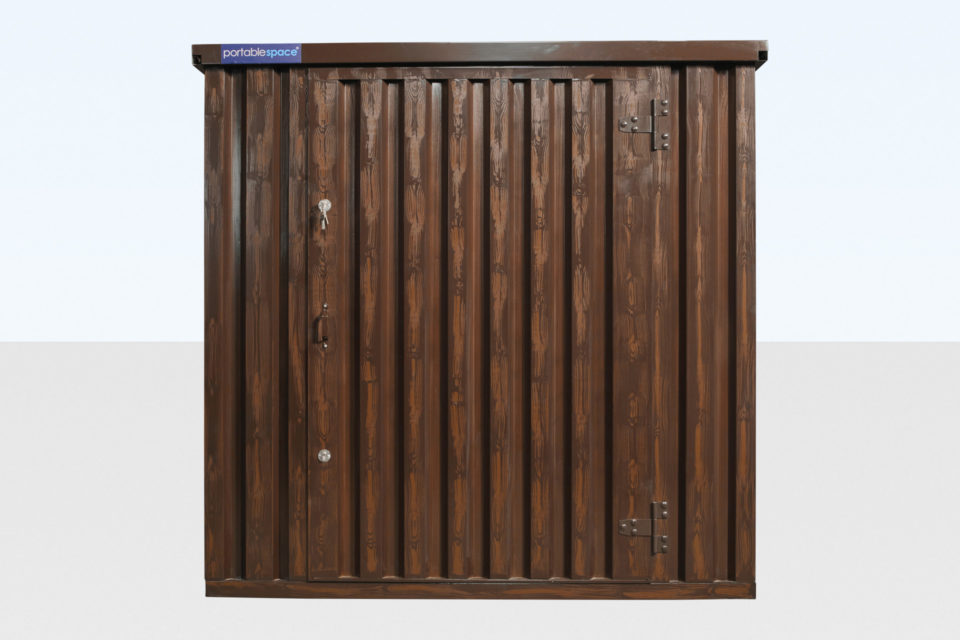 flatpack storage container wooden