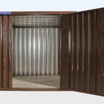 flatpack store with wood effect exterior