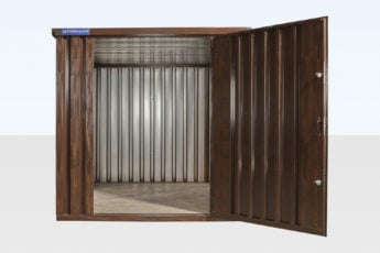 flatpack store with wood effect exterior