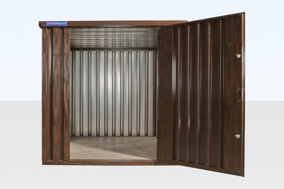 flatpack store with wood effect exterior