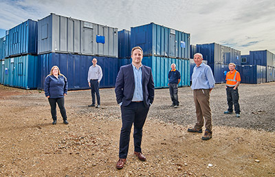 Mark Dolman and the Portable Space leadership team