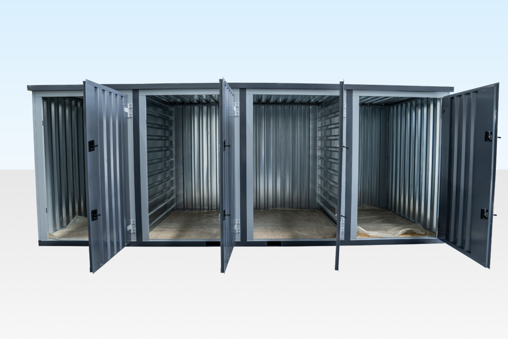 Flat Pack Multi-Compartment Storage Container - Portable Space