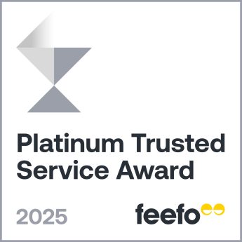 Platinum Trusted Service Award 2025 - Badge