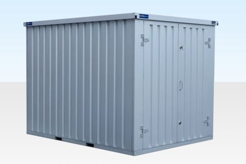 3m Flat Pack Storage Container - Galvalume