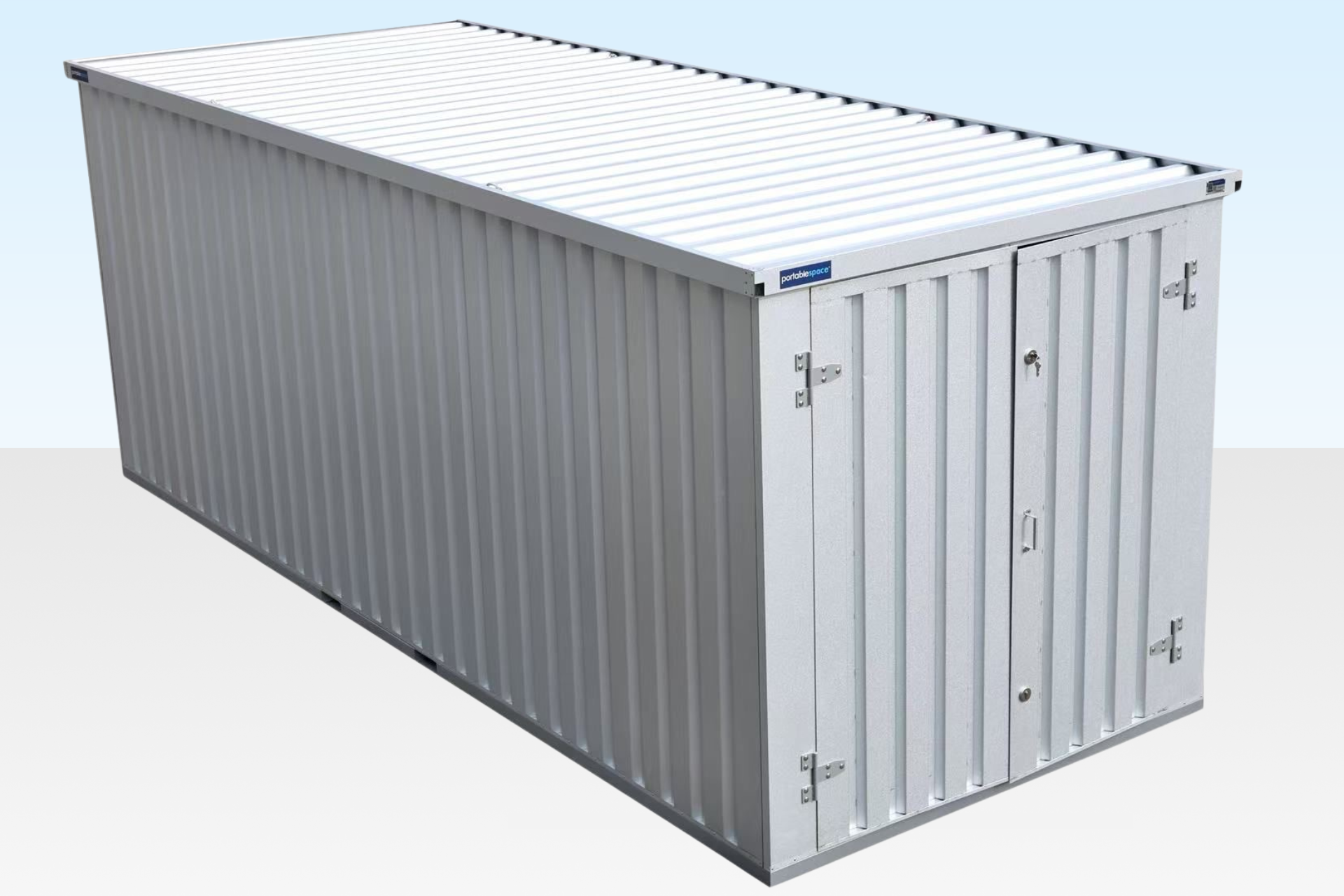 6m Flat Pack Storage Container - Galvalume - Image 2