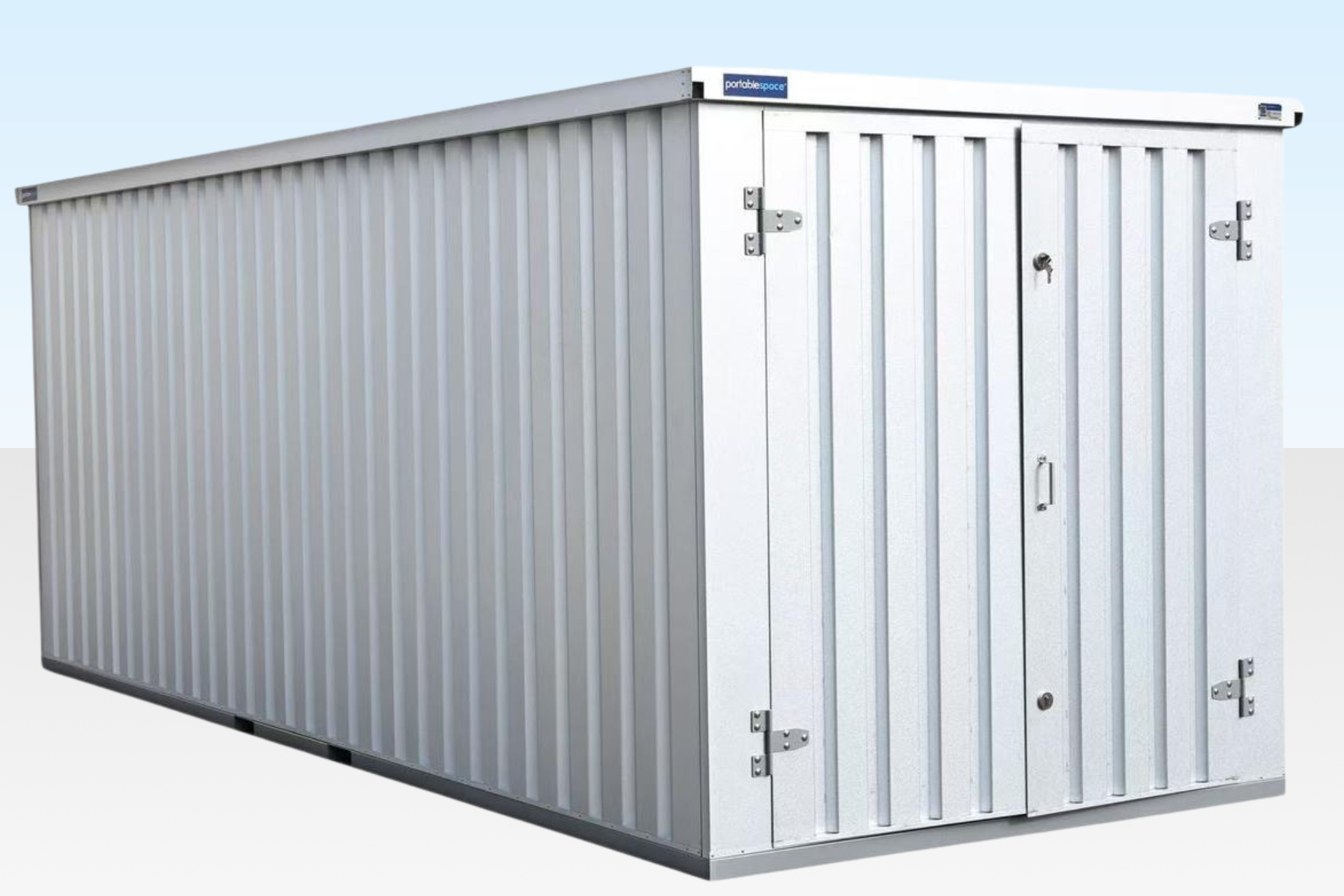 6m Flat Pack Storage Container - Galvalume