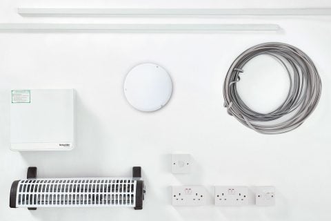 Electrical Pack for Portable Space Flatpack Cabins