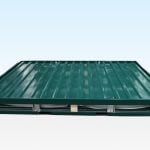 Flat Pack Container green fully flatpacked panels