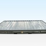 Flat Pack Container galvalume fully flatpacked for delivery UK