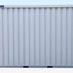 3m Side Door Flatpack Store Galvalume Metal Container
