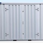 Side Double Door 3m flatpack store galvalume