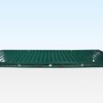 Flatpack 6m XL green in flatpacked form