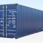 High Cube 40ft Shipping Container Blue UK