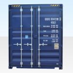 New 40ft x 8ft Tall Shipping Container High Cube Cobalt Blue