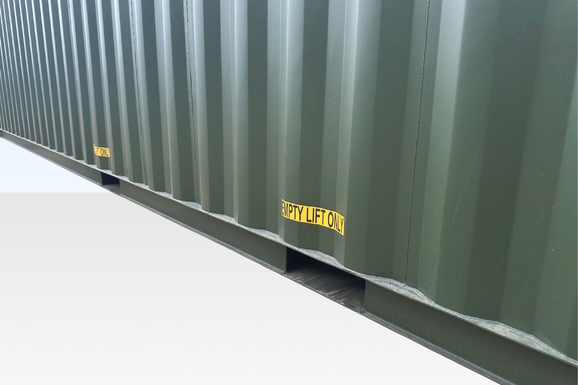 40x8 New Container High Cube Forklift Pockets