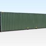40ft High Cube Green Container for Sale UK