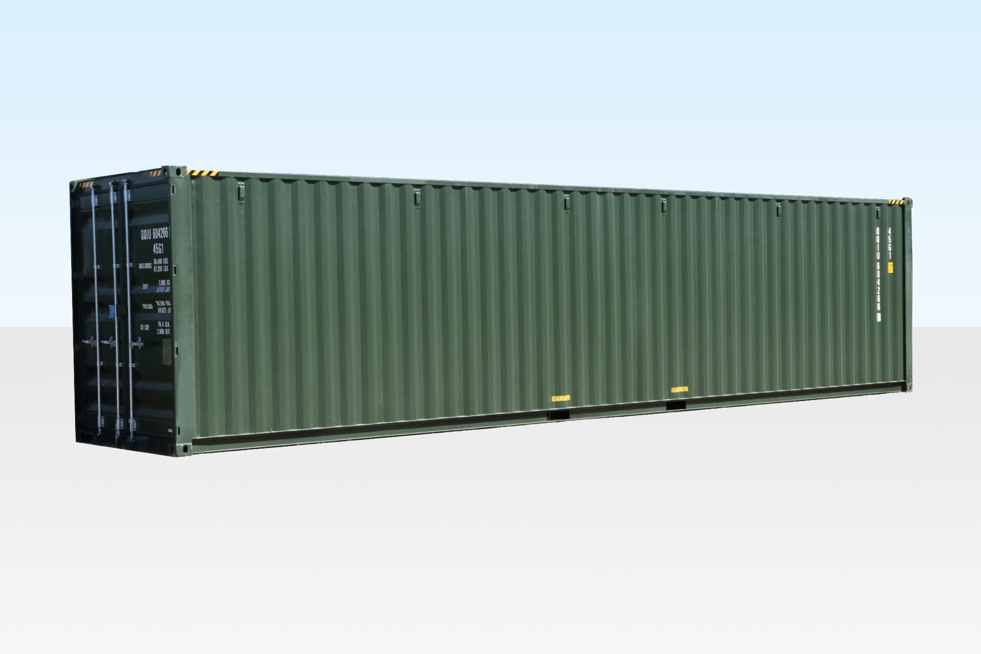 40ft High Cube Green Container for Sale UK