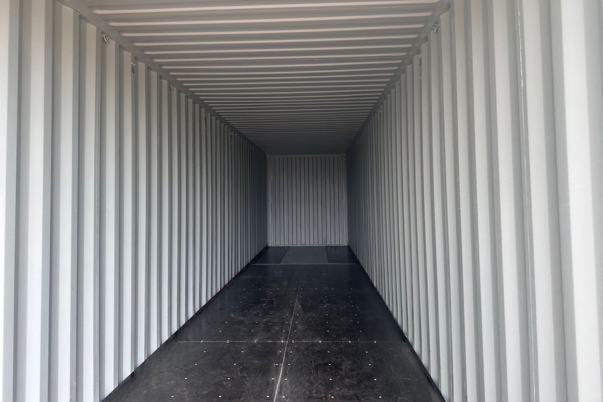 One Trip 40ft High Cube Shipping Container for Sale UK Internal